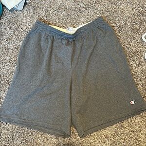New Champion Men's Gray Pocket Shorts Large